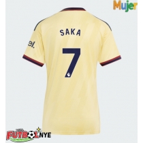 Camiseta Arsenal Bukayo Saka #7 Tercera Equipación para mujer 2026-27 manga corta
